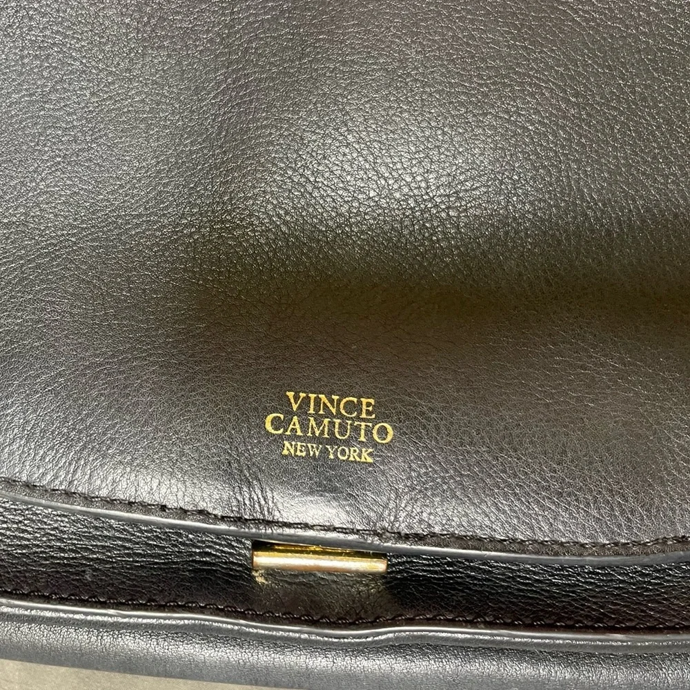 Vince Camuto Elyza Leather Crossbody Saddle Bag